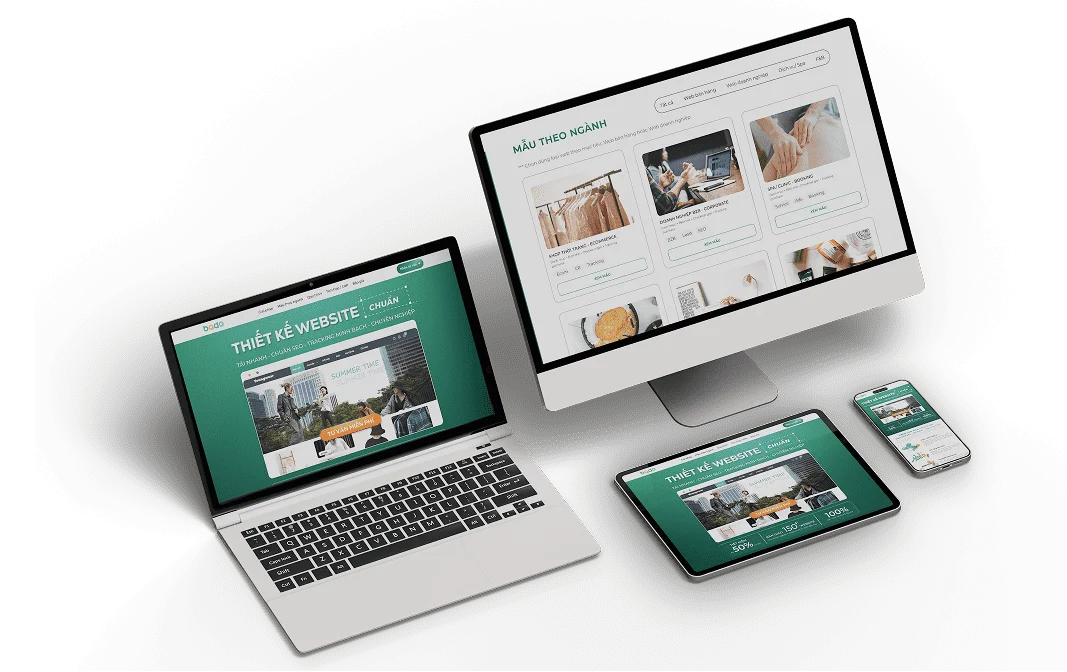 Thiết kế website thời trang đa thiết bị