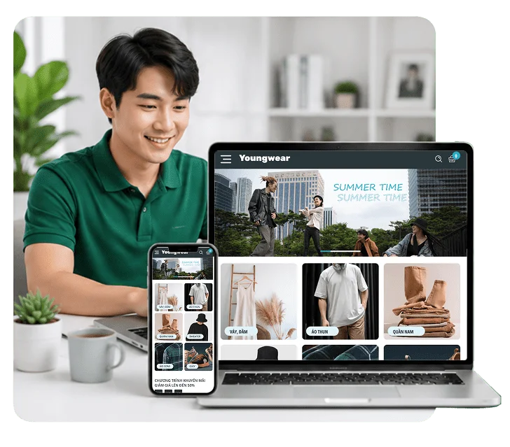 Tính năng bán hàng online thời trang
