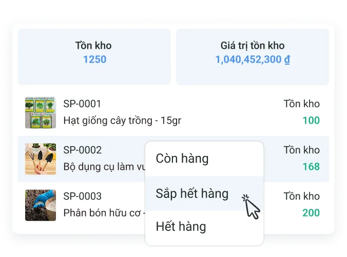 Quản lý kho tập trung