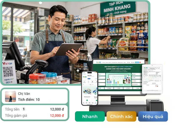Giao diện phần mềm quản lý lead Bado Retail
