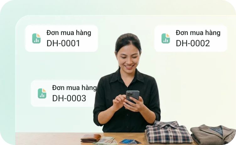Tạo và quản lý đơn mua hàng