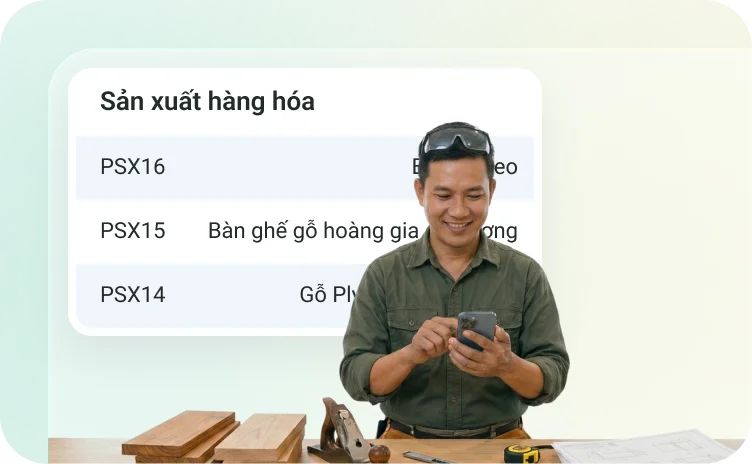 Tạo và quản lý lệnh sản xuất