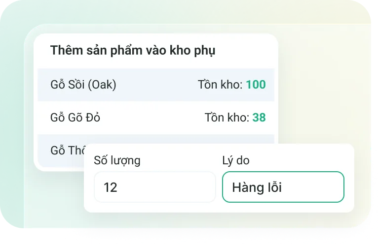 Theo dõi thành phẩm