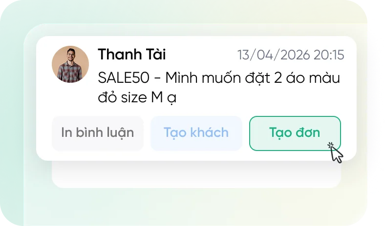 Tạo đơn hàng trực tiếp