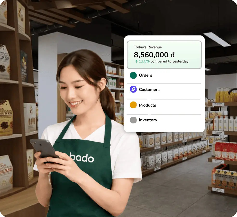 doanh thu sử dụng phần mềm bado