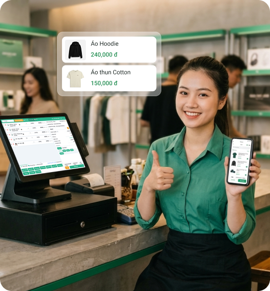 Giao dien giai phap Bado Retail