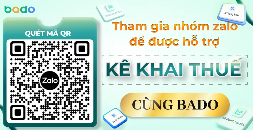 Nhóm zalo hỗ trợ kê khai thuế cùng Bado