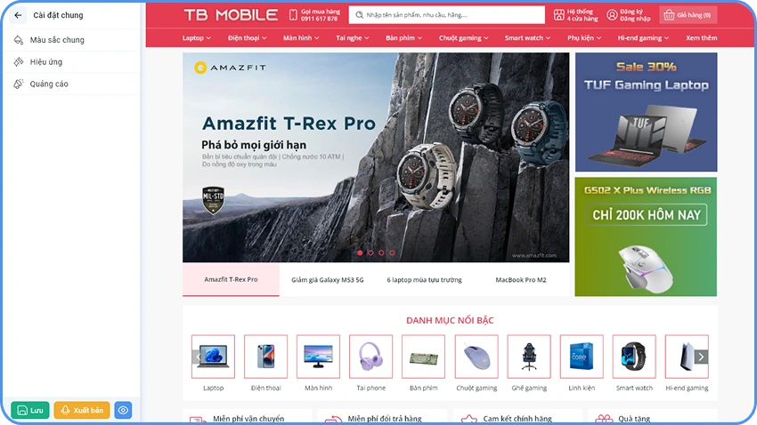 Hình ảnh Tao Website Ban Hang