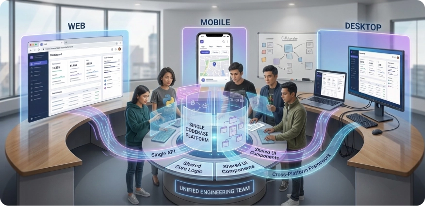 Web, Mobile and Desktop ecosystem - Bado Software