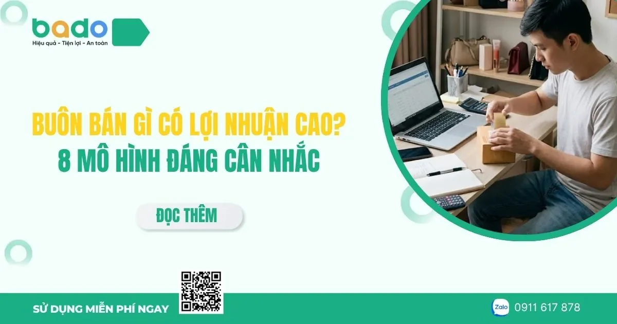 Buôn bán gì có lợi nhuận cao? 8 mô hình đáng cân nhắc