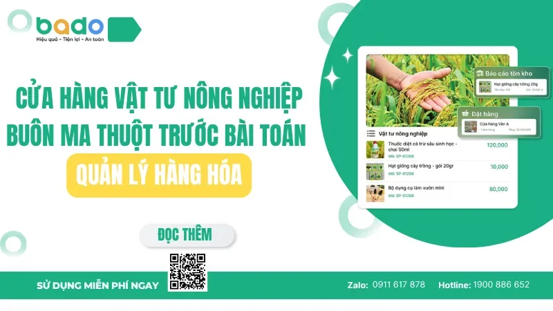 Cửa hàng vật tư nông nghiệp Buôn Ma Thuột trước bài toán quản lý hàng hóa