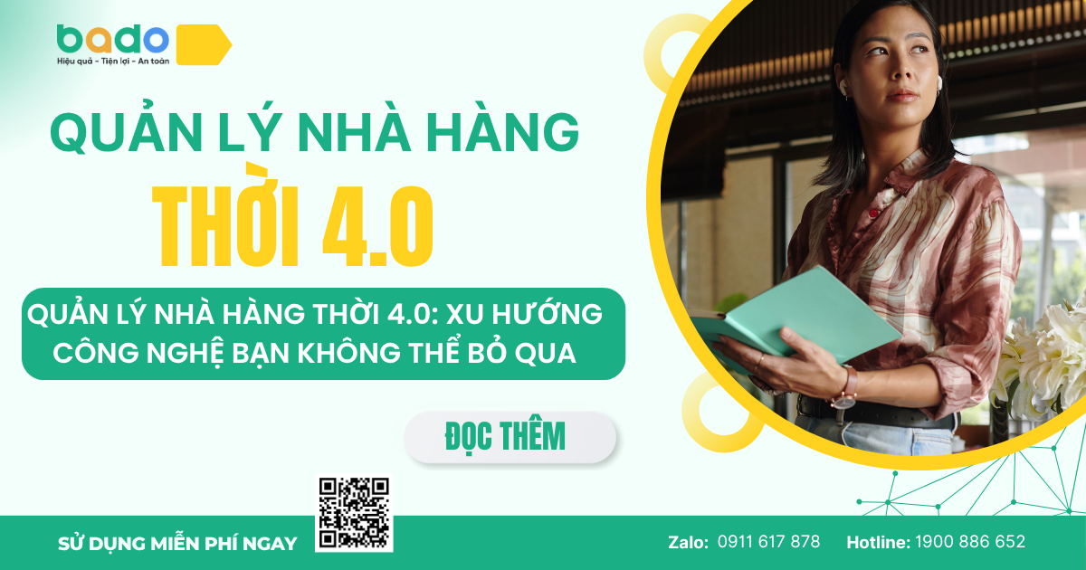 Quản lý nhà hàng 4.0: Giải pháp tối ưu vận hành FnB 2026