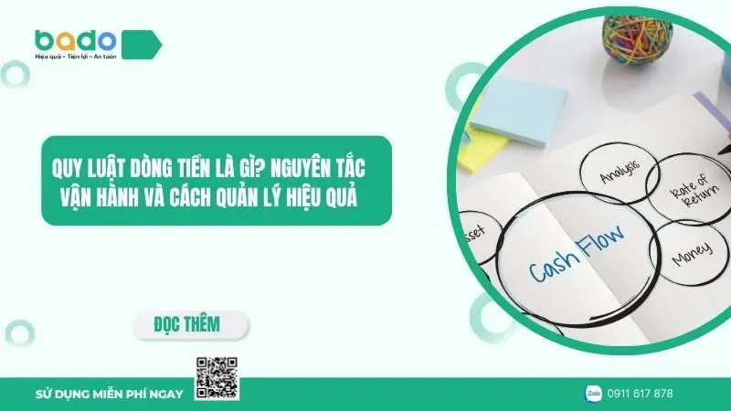 Quy luật dòng tiền là gì? Nguyên tắc vận hành và quản lý
