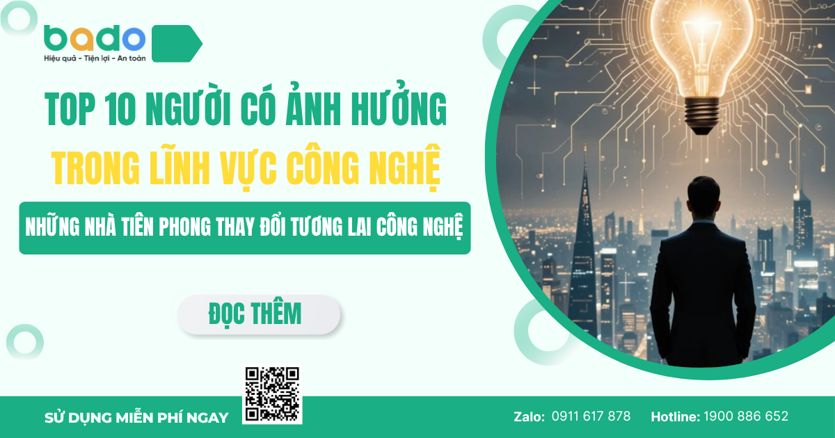 Top 10 Người Có Ảnh Hưởng Trong Lĩnh Vực Công Nghệ 2026: Những Nhà Tiên Phong Thay Đổi Tương Lai Công Nghệ