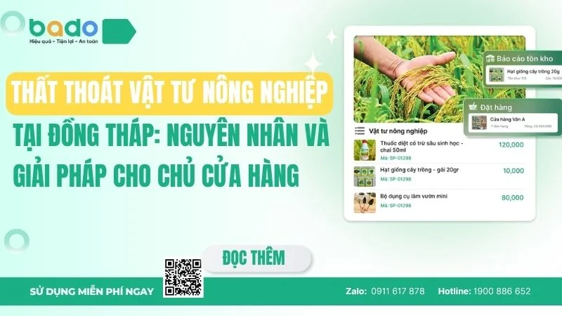 Thất thoát vật tư nông nghiệp tại Đồng Tháp: Nguyên nhân và giải pháp cho chủ cửa hàng