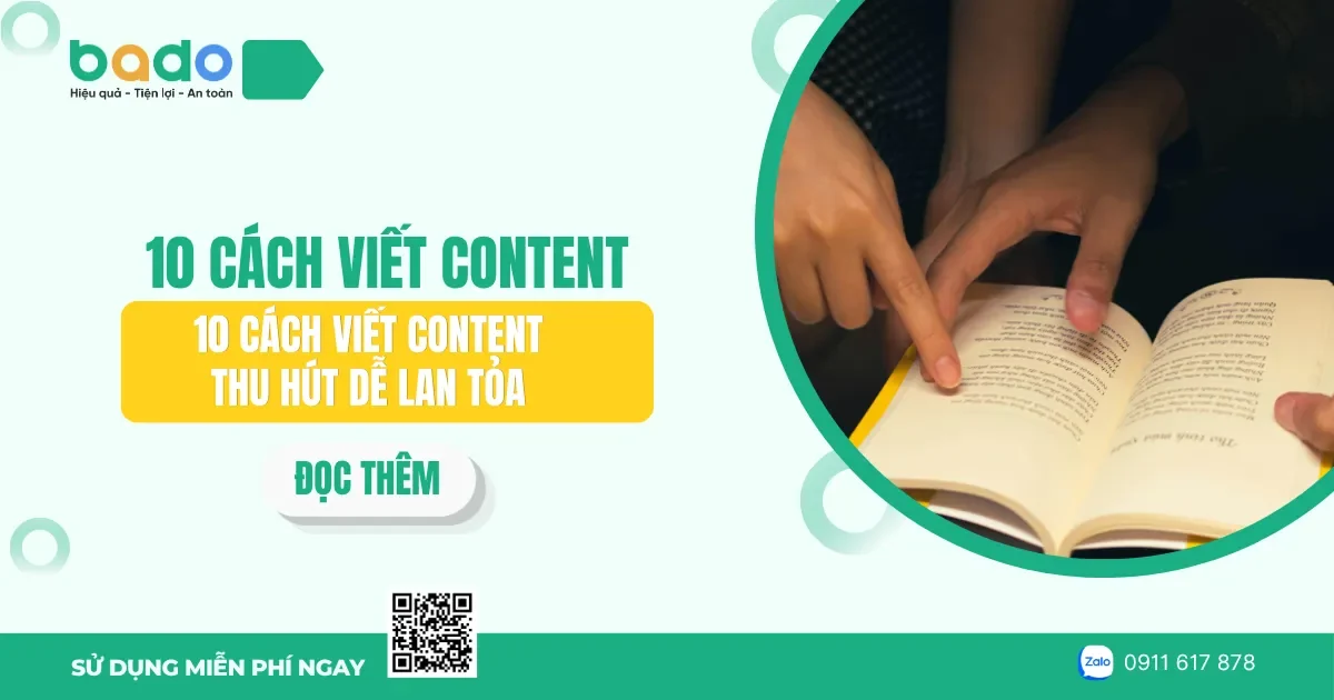 10 cách viết content thu hút dễ lan tỏa 