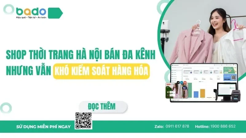 Shop thời trang Hà Nội bán đa kênh nhưng vẫn khó kiểm soát hàng hóa