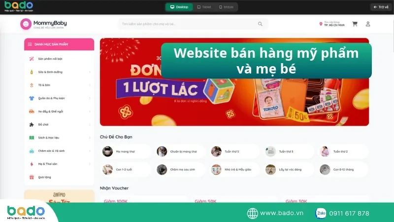 website-ban-hang-my-pham-va-me-be