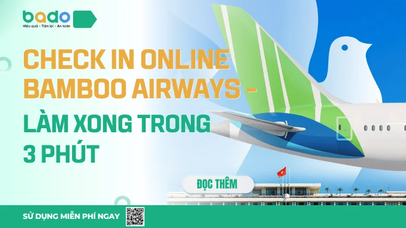 Check In Online Bamboo Airways - Làm Xong Trong 3 Phút
