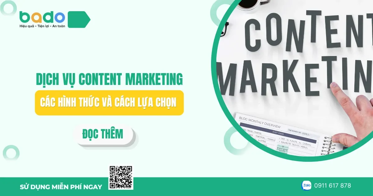Dịch vụ content marketing: Các hình thức và cách lựa chọn 