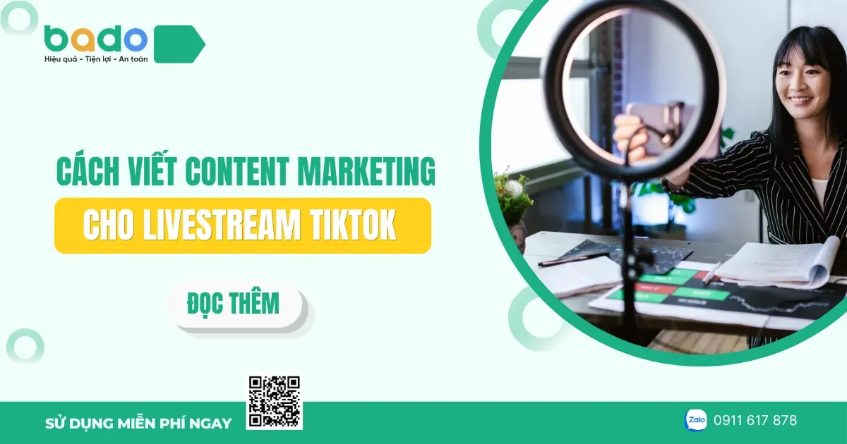 Cách viết content marketing cho livestream TikTok 