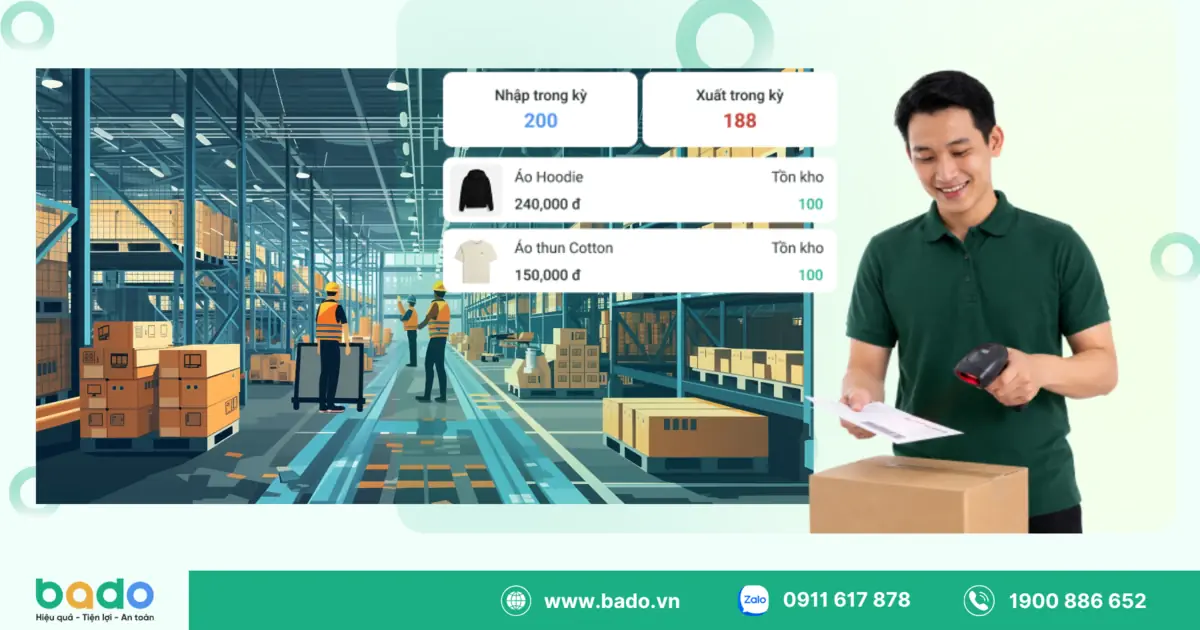 Kiểm soát chặt chẽ lịch sử xuất nhập tồn của sản phẩm