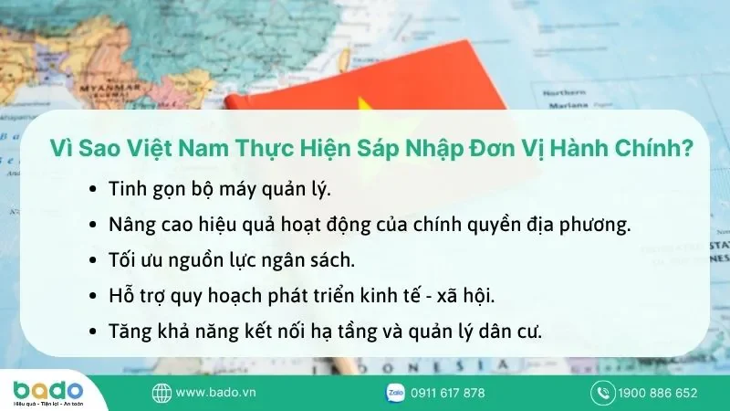 Vì Sao Việt Nam Thực Hiện Sáp Nhập Đơn Vị Hành Chính?
