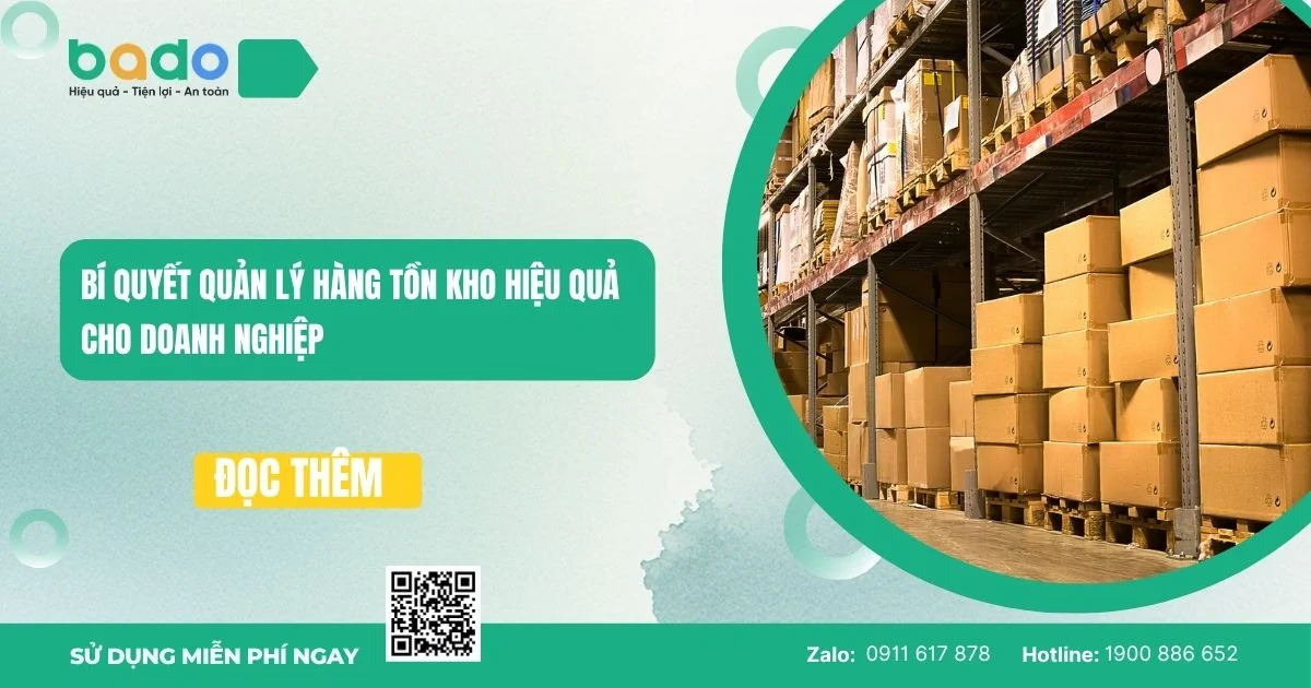 Bí quyết quản lý hàng tồn kho hiệu quả cho doanh nghiệp