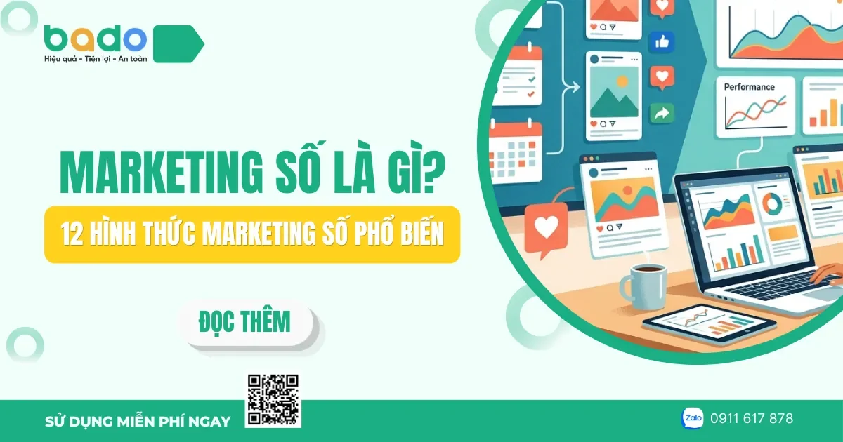 Marketing số là gì? 12 hình thức Marketing số phổ biến 