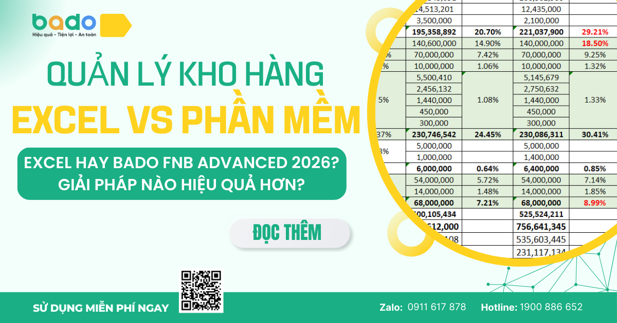Quản Lý Kho Bằng Excel Hay Phần Mềm Tốt Hơn?