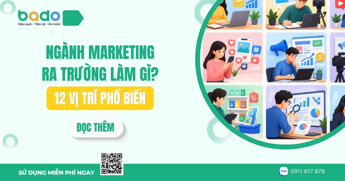 Ngành Marketing ra trường làm gì? 12 vị trí phổ biến
