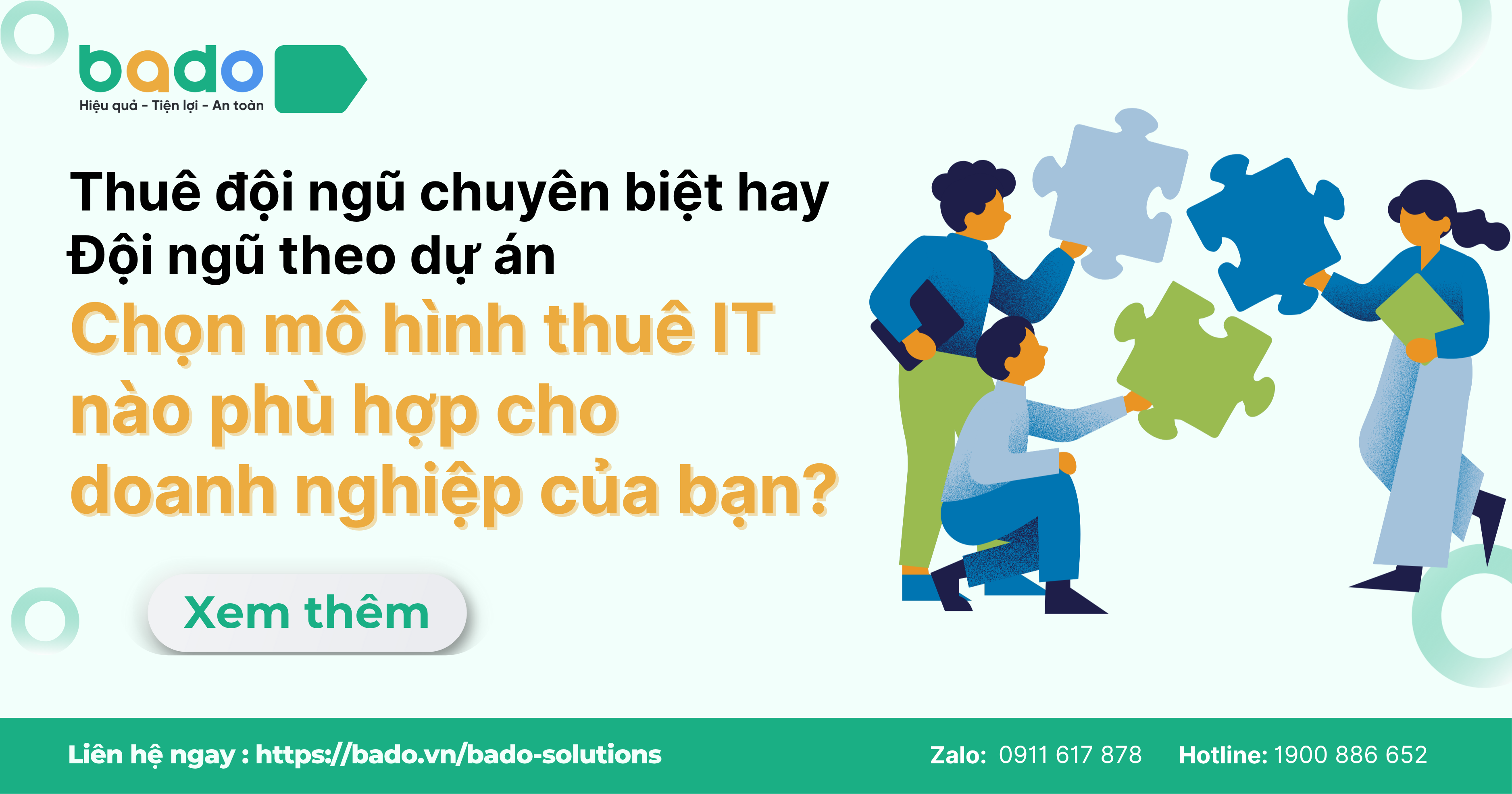 Thuê Đội Ngũ Chuyên Biệt Hay Theo Dự Án?