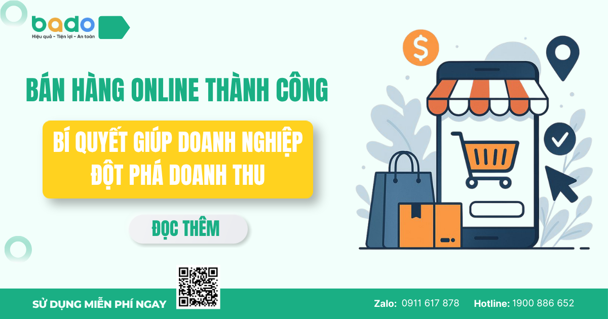 Cách Bán Hàng Online Hiệu Quả 2026 | Bado