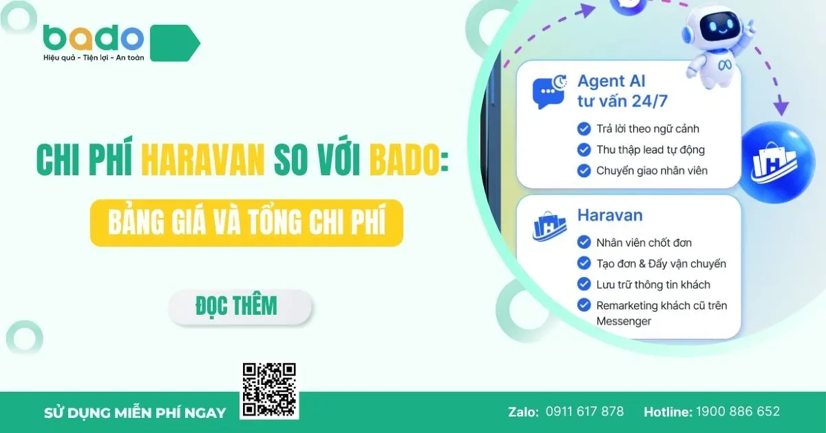 Chi Phí Haravan So Với Bado: Bảng Giá Và So Sánh Chi Tiết