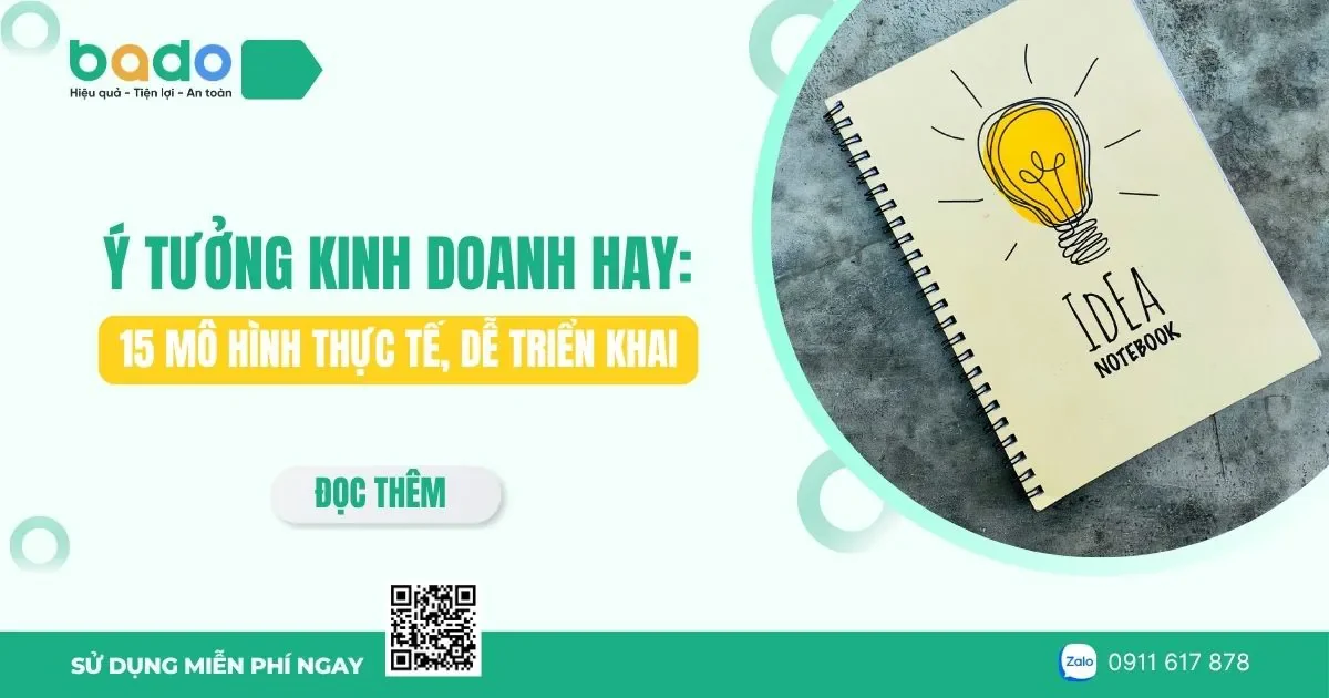 Ý tưởng kinh doanh hay, dễ làm và có tiềm năng