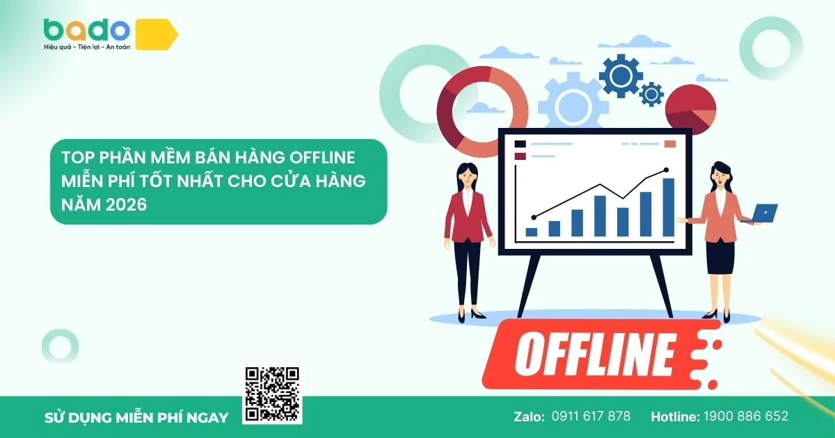 Top phần mềm bán hàng offline miễn phí tốt nhất cho cửa hàng