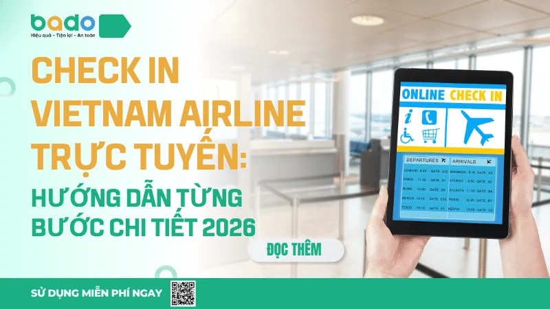 Check In Vietnam Airline Trực Tuyến Hướng Dẫn Từng Bước 2026
