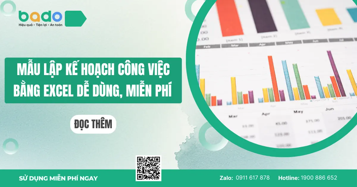Mẫu lập kế hoạch công việc bằng Excel dễ dùng, miễn phí 