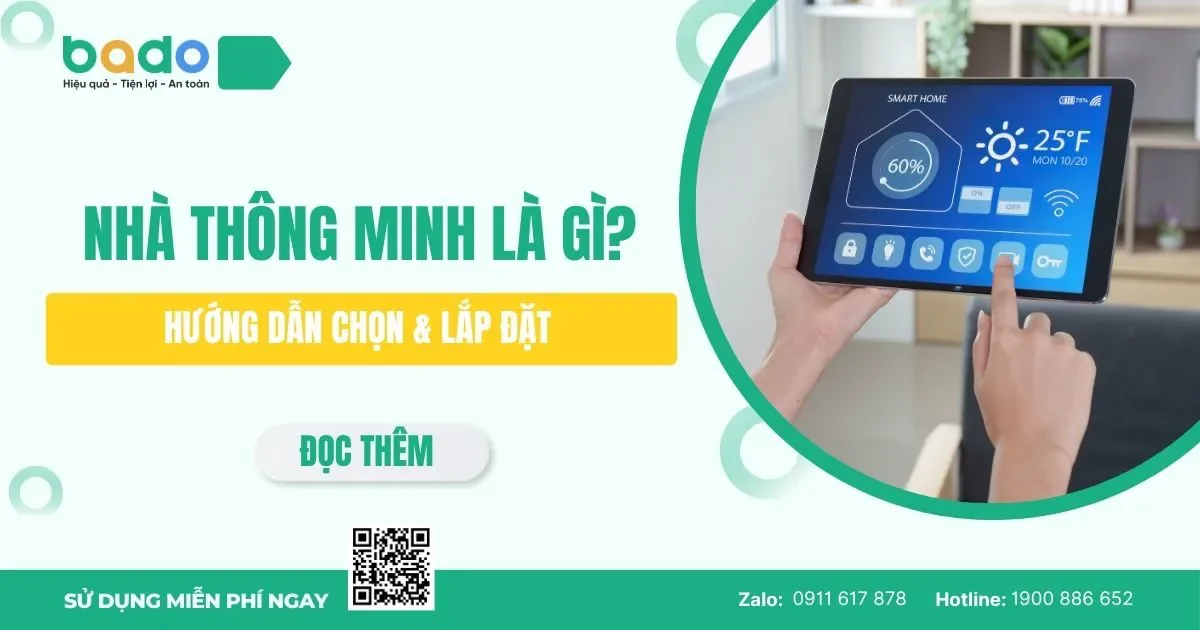 Nhà thông minh là gì? Hướng dẫn chọn & lắp đặt