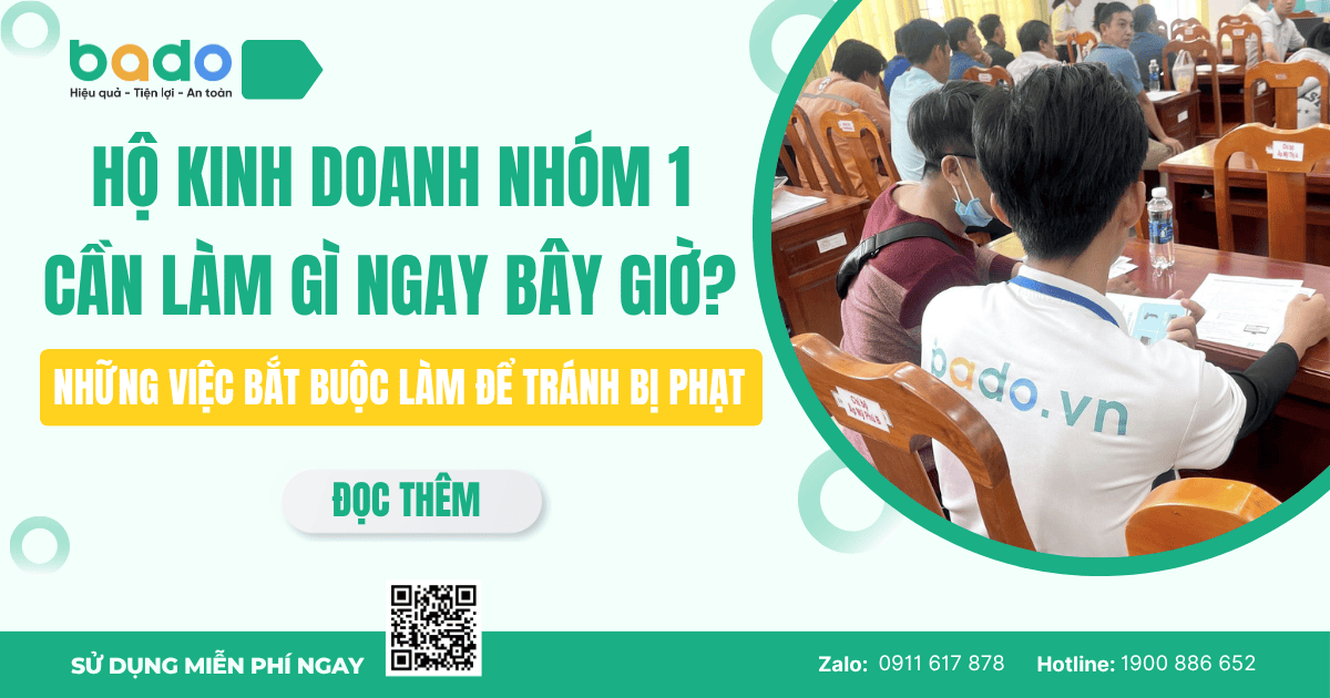 Hộ Kinh Doanh Nhóm 1: Những Việc Phải Làm Ngay Để Tránh Bị Phạt 2026