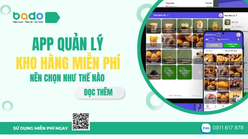 App Quản Lý Kho Hàng Miễn Phí Tốt Nhất 2026