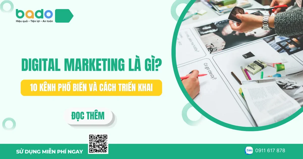 Digital Marketing là gì? 10 kênh phổ biến và cách triển khai