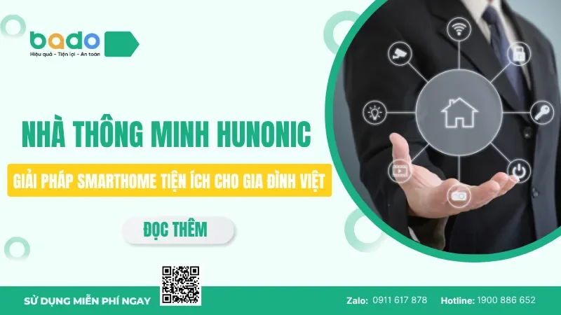 Nhà thông minh Hunonic: Giải pháp smarthome cho gia đình