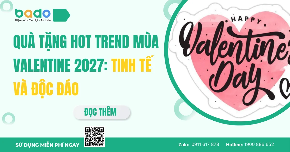 Quà Tặng Valentine 2027 Hot Trend Cho Người Yêu