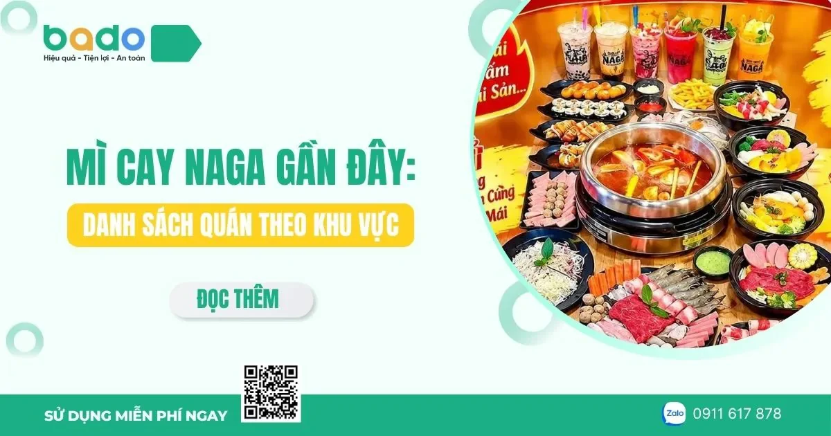 Mì Cay Naga Gần Đây: Danh Sách Quán Theo Khu Vực