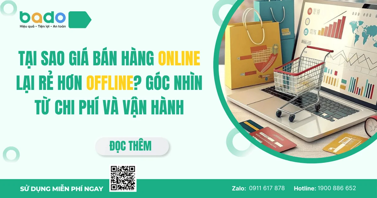 Tại sao giá bán hàng online rẻ hơn offline?