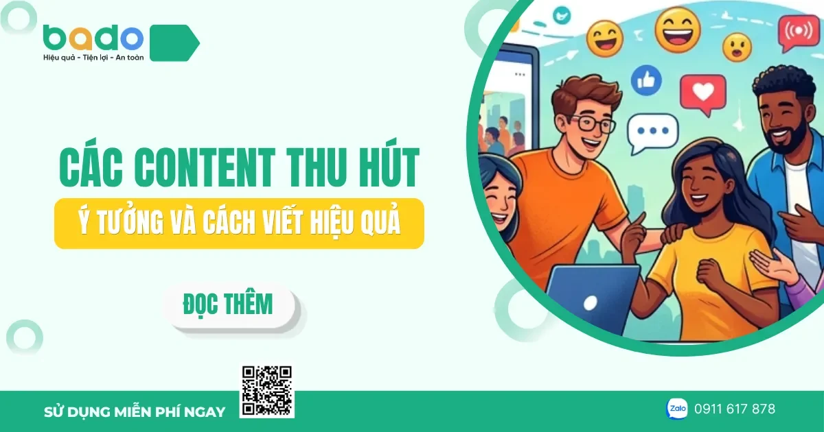 Các Content Thu Hút: Ý tưởng và cách viết hiệu quả 