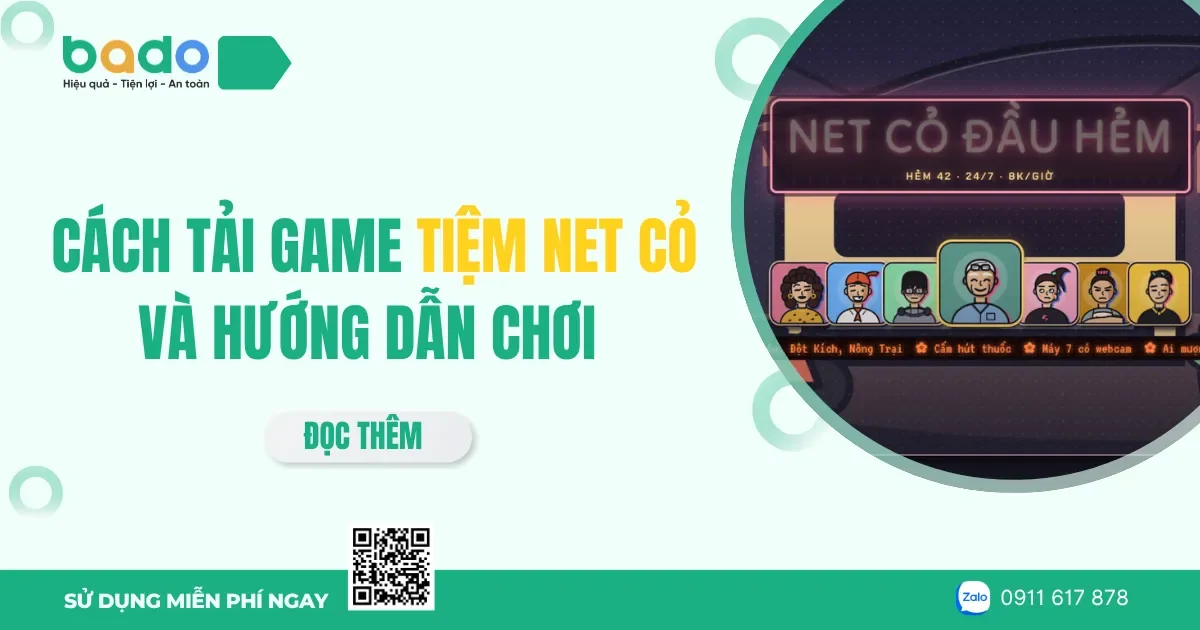 Cách tải game tiệm net cỏ và hướng dẫn chơi