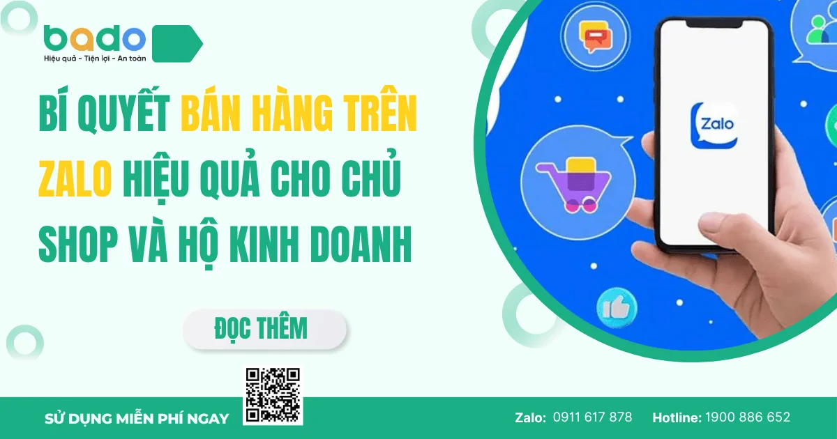 Bí quyết bán hàng trên Zalo hiệu quả cho chủ shop