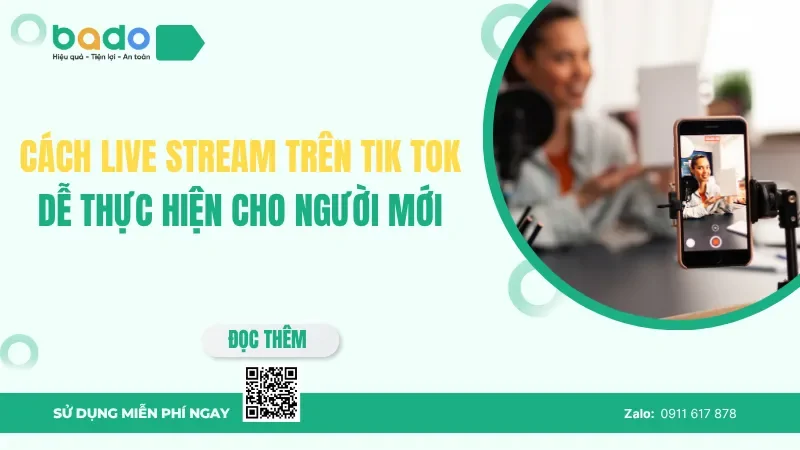 Cách live stream trên Tik Tok dễ thực hiện cho người mới